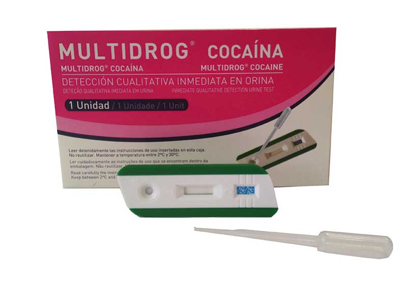 Test Multi Drogas (Anfetamina, Cocaína, Marihuana y Éxtasis)